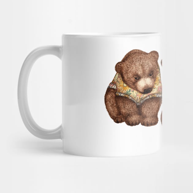 Cute & Cozy Cubs - Brown Bear Pair by PerrinLeFeuvre